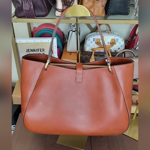 EUC Alto CAMILLA Dooney & Bourke Brown Leather Satchel Bag - Picture 3 of 16